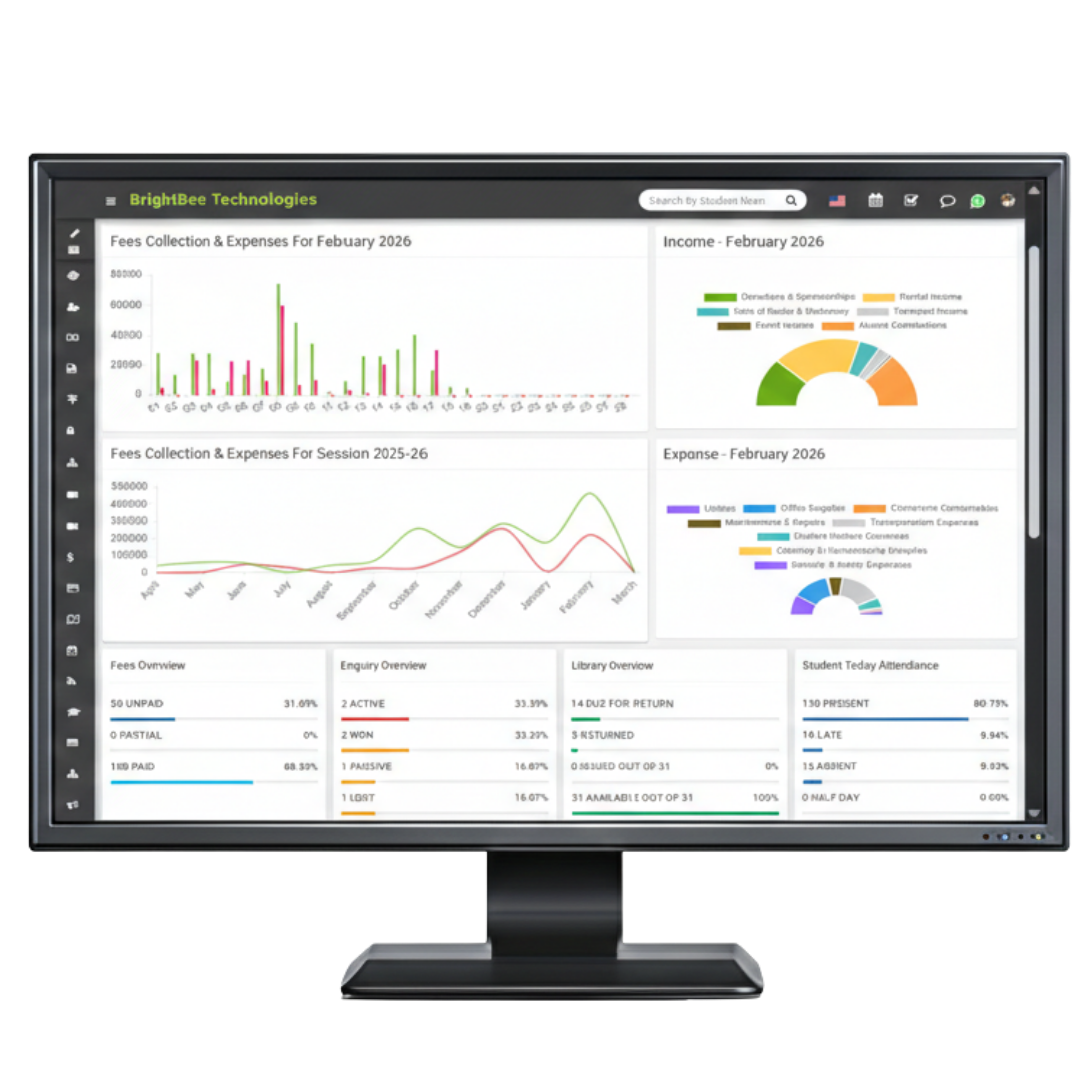 BrightBee ERP Dashboard