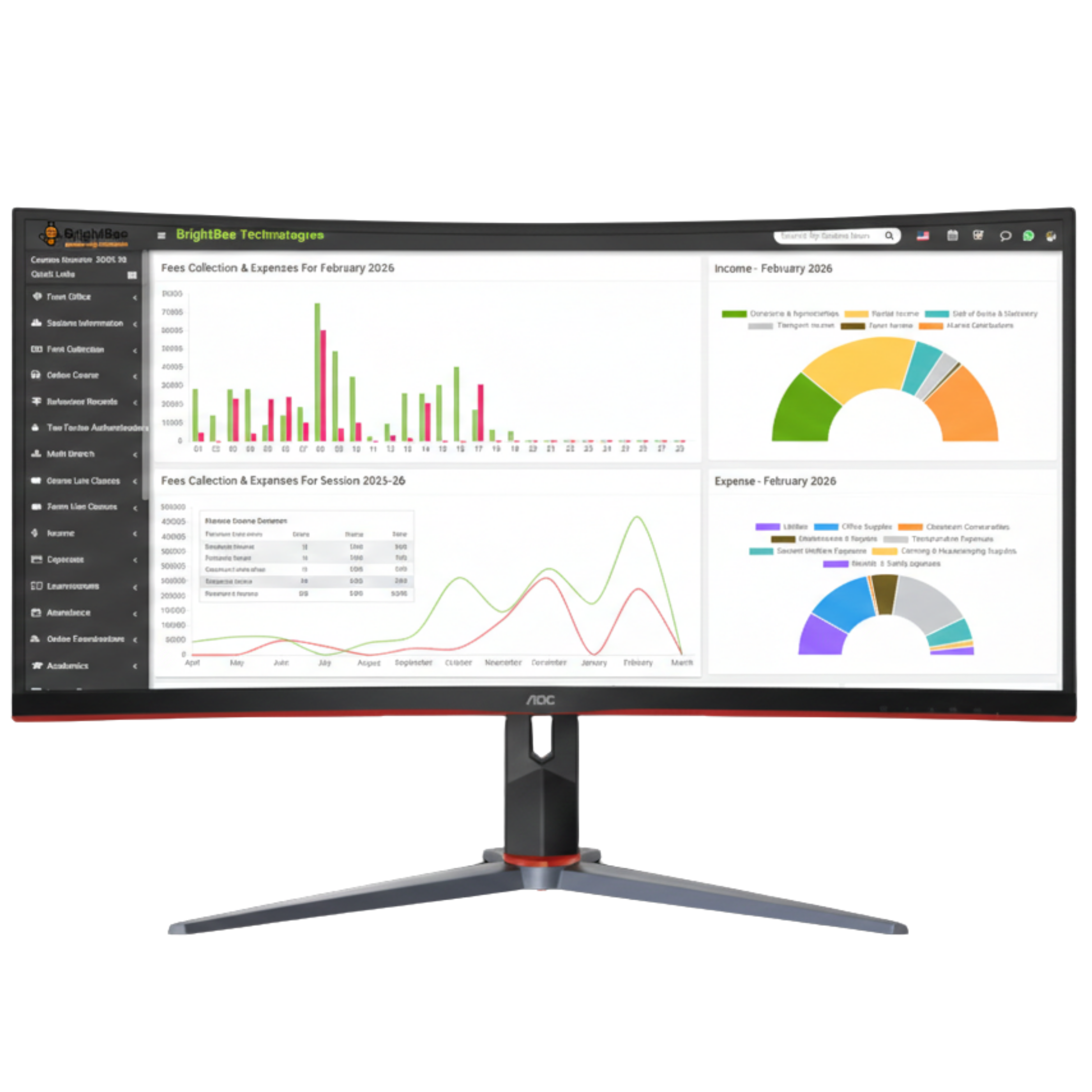 BrightBee Wide Admin Dashboard